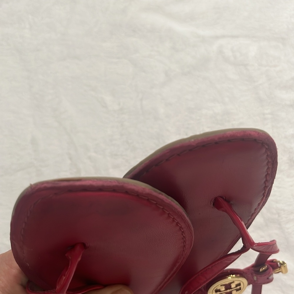 Tory Burch Cherry Red Sandals - Picture 8 of 9